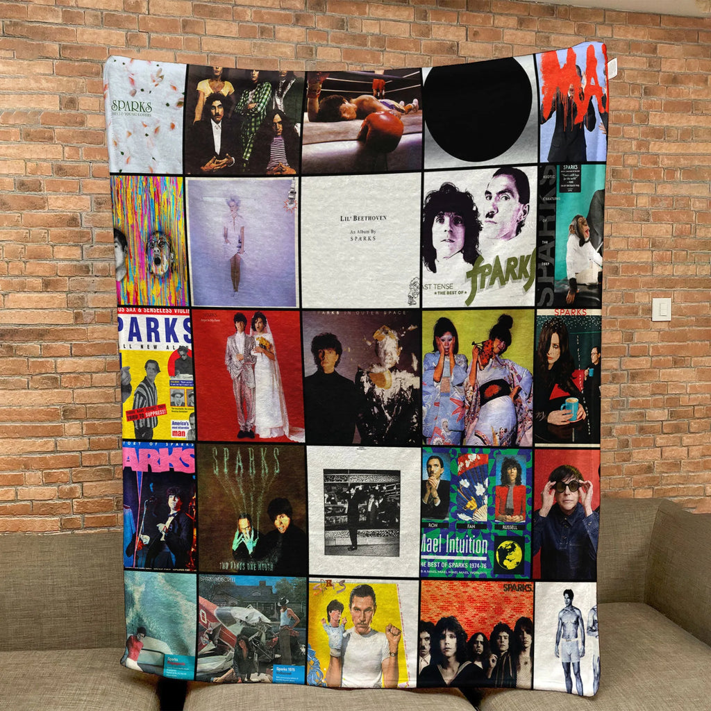 Sparks Sherpa Blanket - A Cozy Tribute to Iconic Art & Eccentric Style