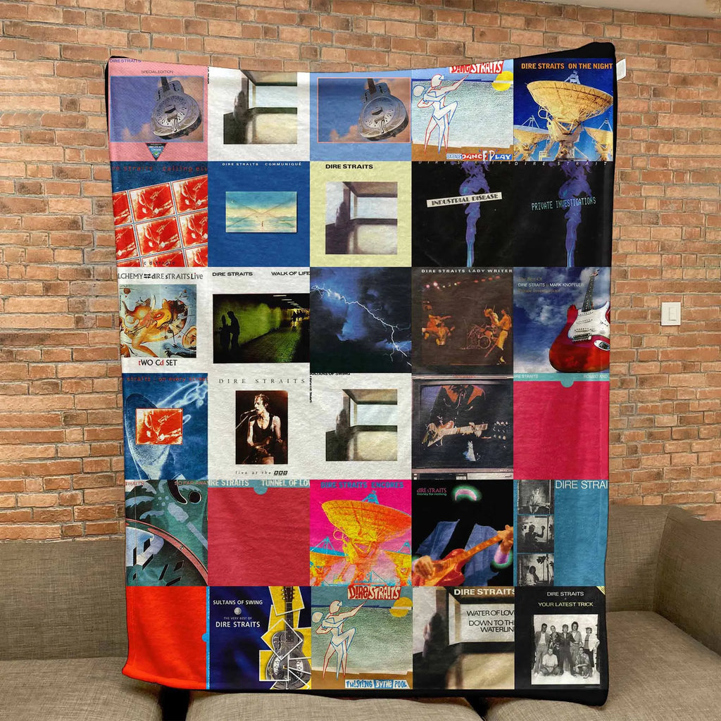 Dire Straits Sherpa Blanket - A Warm Tribute to Legendary Rock