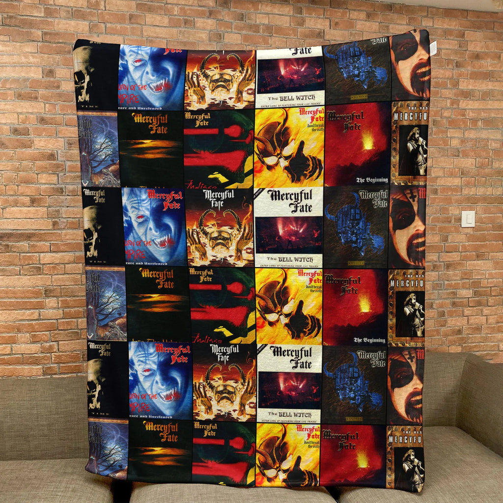 Mercyful Fate Sherpa Blanket - A Dark Heavy Metal Tribute for True Fans