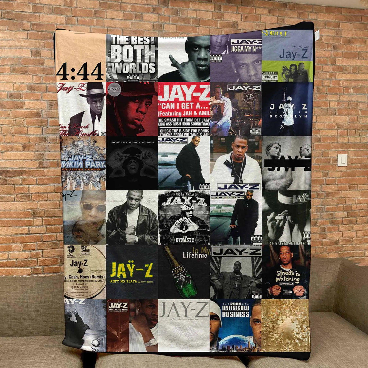Jay-Z Sherpa Blanket - A Cozy Tribute to Hip-Hop Greatness