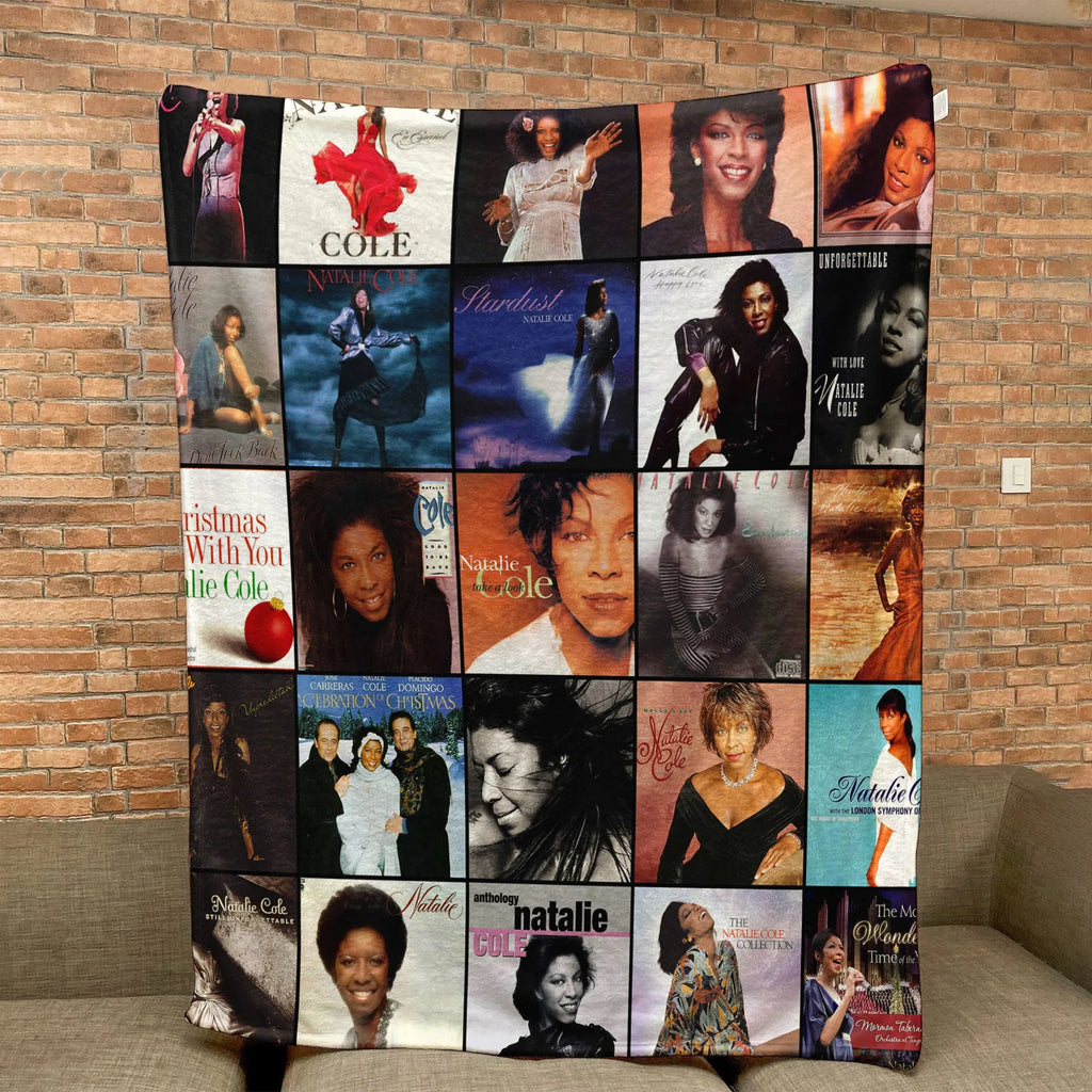 Natalie Cole Sherpa Blanket - A Soulful, Timeless Tribute for True Fans