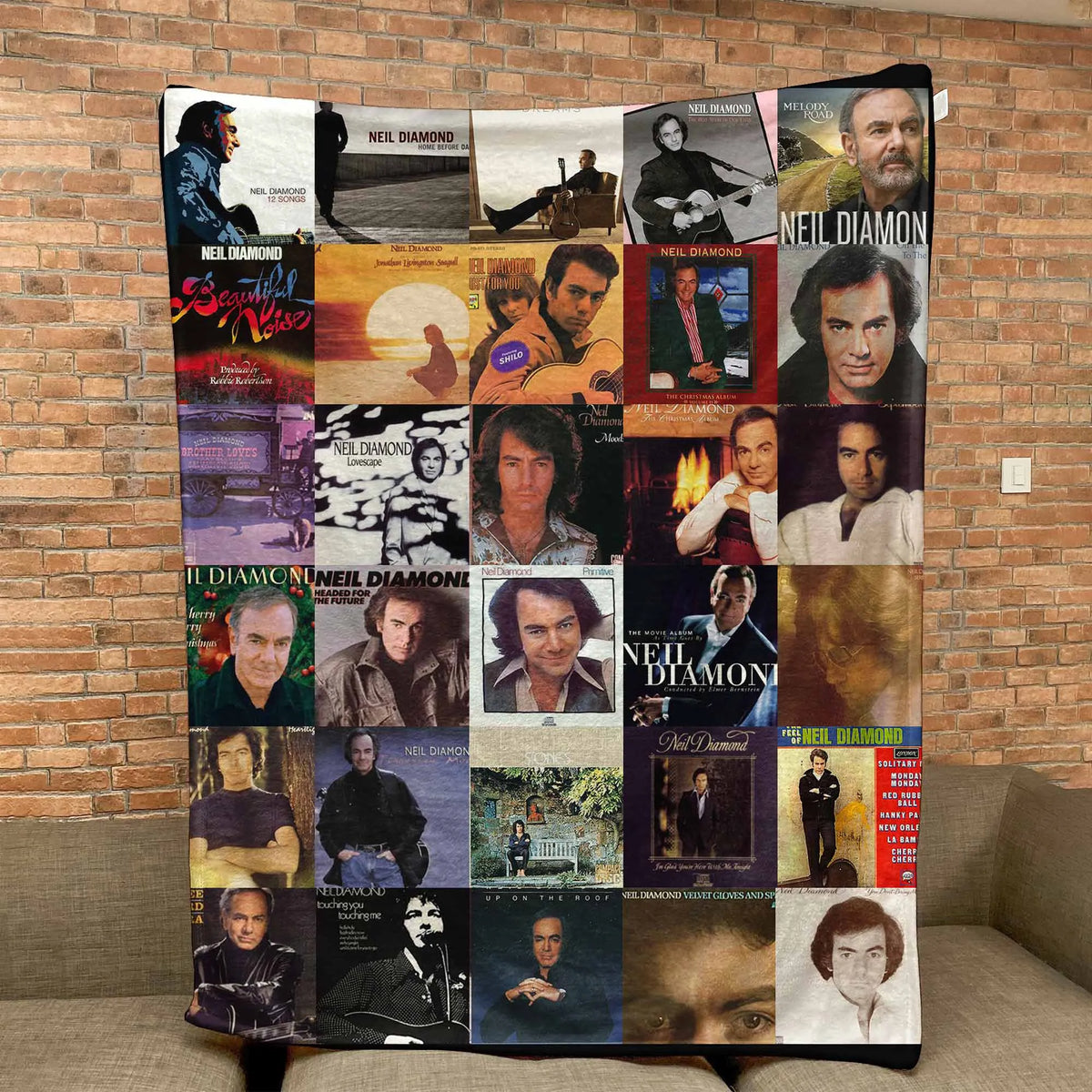 Neil Diamond Sherpa Blanket - A Cozy Tribute to a Musical Icon