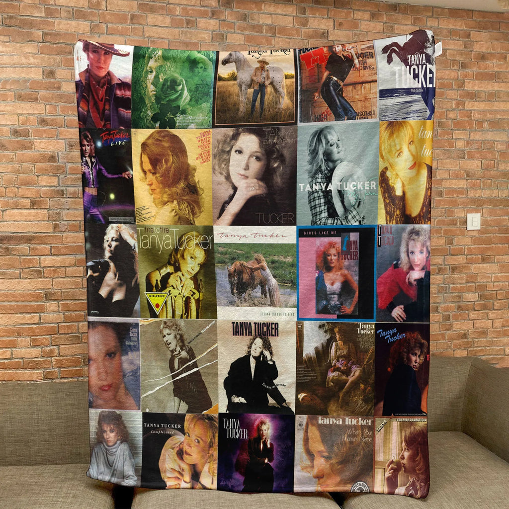Tanya Tucker Sherpa Blanket - A Classic Country Tribute for True Fans