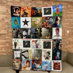 David Bowie Sherpa Blanket - A Cosmic Tribute to the Man Who Rewrote Music