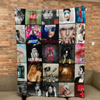 Lady Gaga Sherpa Blanket - A Bold Pop-Art Tribute for True Fans