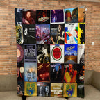Bob Seger Albums Collage Sherpa Blanket - A Heartland Rock Christmas Gift for All Fans