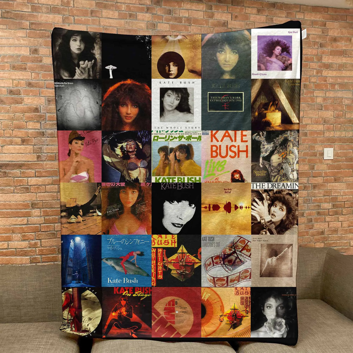 Kate Bush Sherpa Blanket - A Cozy Tribute to an Art-Pop Icon