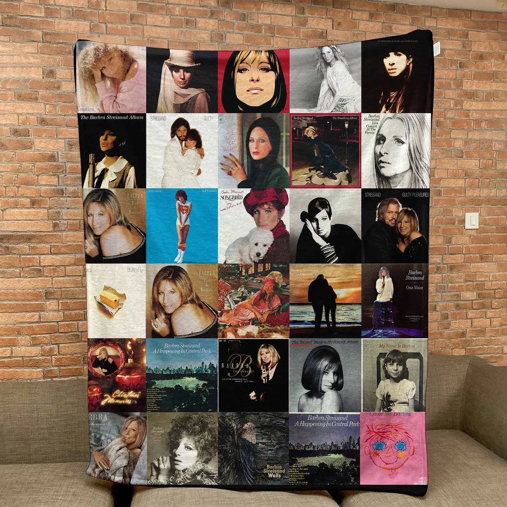 Barbra Streisand Sherpa Blanket - A Warm Tribute to a Timeless Icon