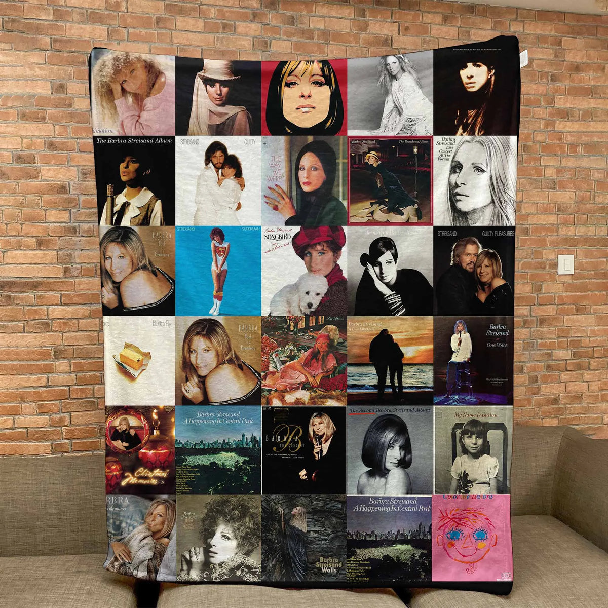 Barbra Streisand Sherpa Blanket - A Warm Tribute to a Timeless Icon