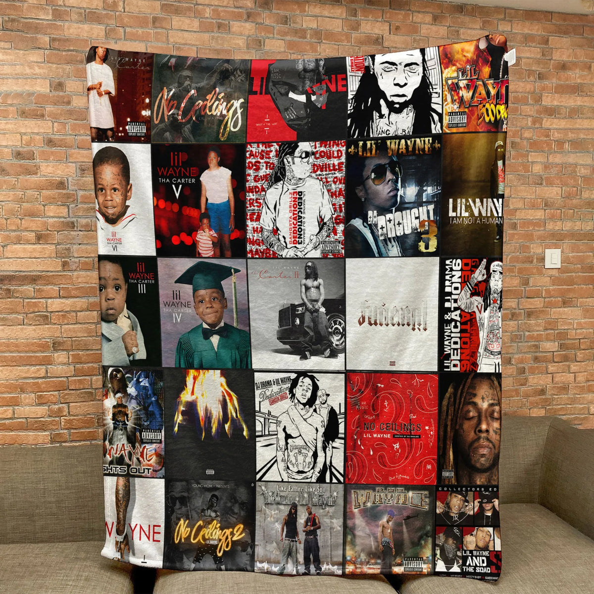 Lil Wayne Sherpa Blanket - A Mixtape Legend Tribute for True Fans