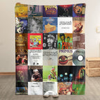 Rod Stewart Sherpa Blanket - A Cozy Tribute to a Timeless Icon