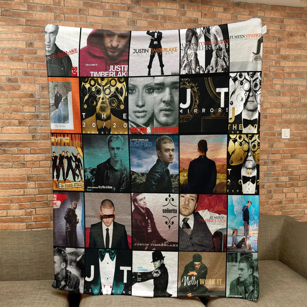 Justin Timberlake Sherpa Blanket - A Pop & R&B Icon Tribute for True Fans