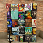 Widespread Panic Albums Collage Sherpa Blanket - Jam Band Warmth Wrapped in Iconic Album Art