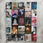 Lady Gaga Sherpa Blanket - A Bold Pop-Art Tribute for True Fans