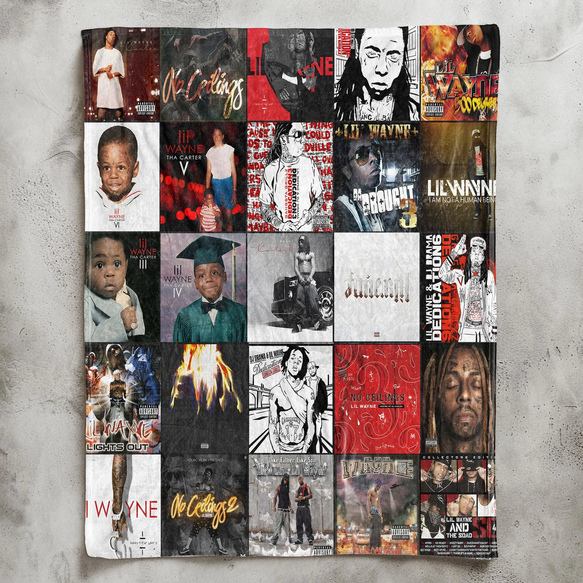 Lil Wayne Sherpa Blanket - A Mixtape Legend Tribute for True Fans