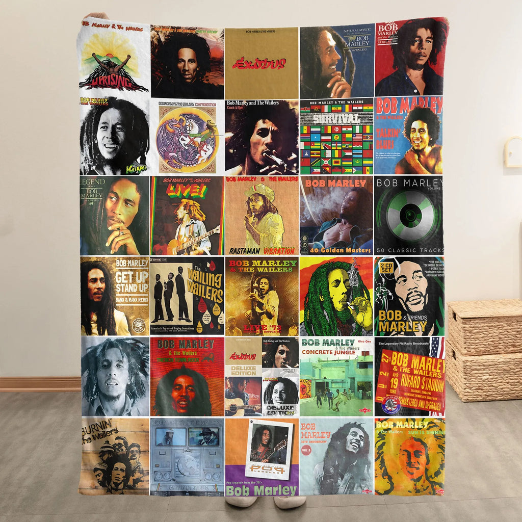 Bob Marley Sherpa Blanket - A Warm Tribute to Reggae's Greatest Voice