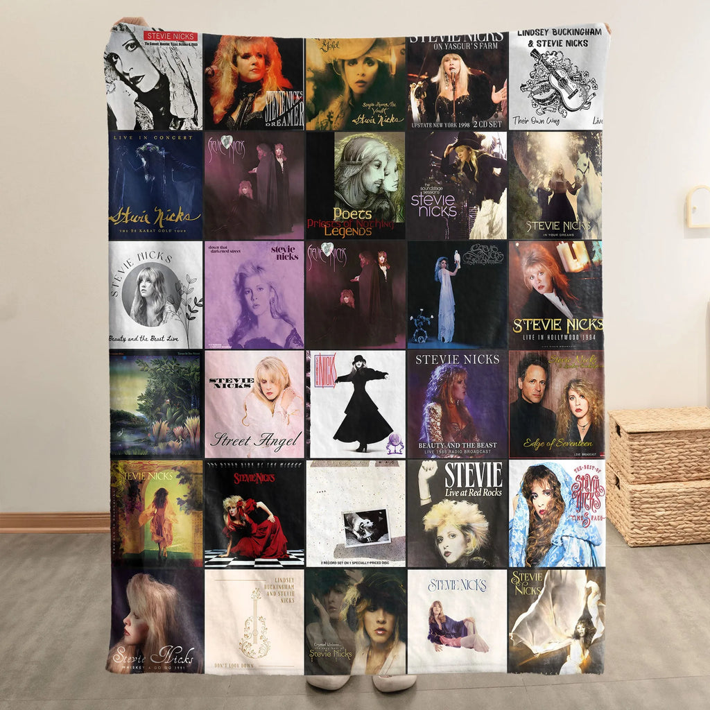 Stevie Nicks Sherpa Blanket - A Dreamy Tribute to the Enchanting Icon