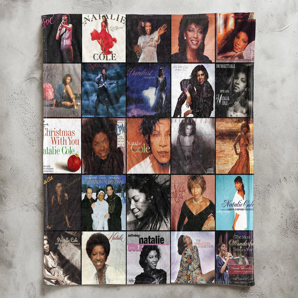 Natalie Cole Sherpa Blanket - A Soulful, Timeless Tribute for True Fans