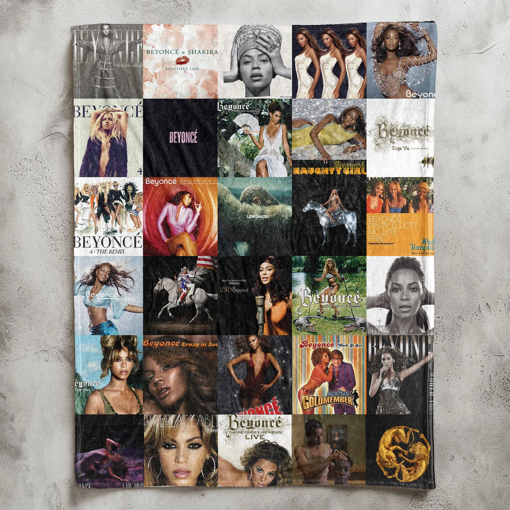 Beyonce Sherpa Blanket - A Cozy Tribute to the Queen