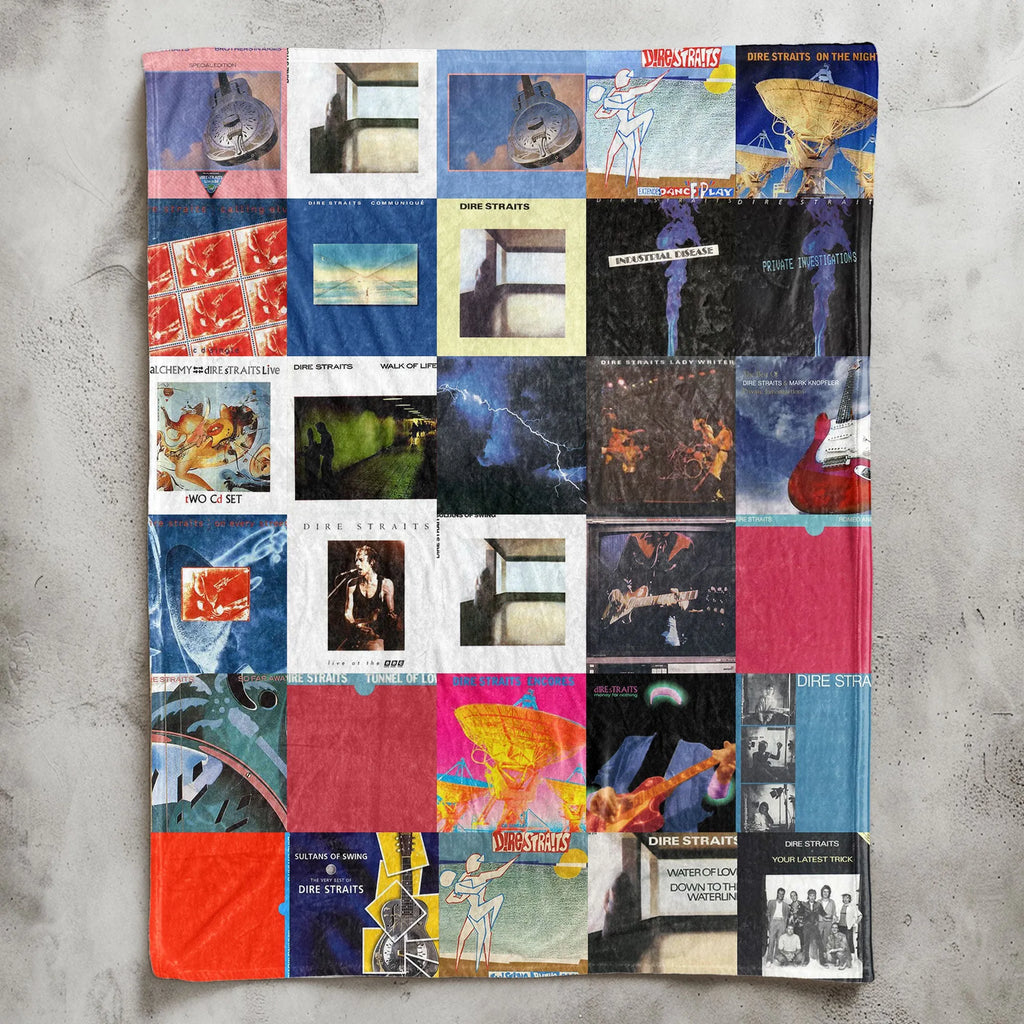 Dire Straits Sherpa Blanket - A Warm Tribute to Legendary Rock