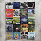 Phish Albums Collage Sherpa Blanket - A Cozy Tribute to Jam Band Legends
