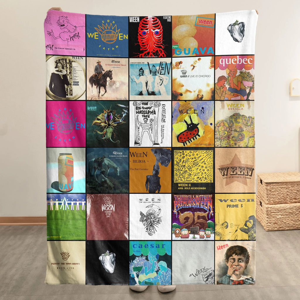 Ween Sherpa Blanket - A Nostalgic Trip Through Every Era