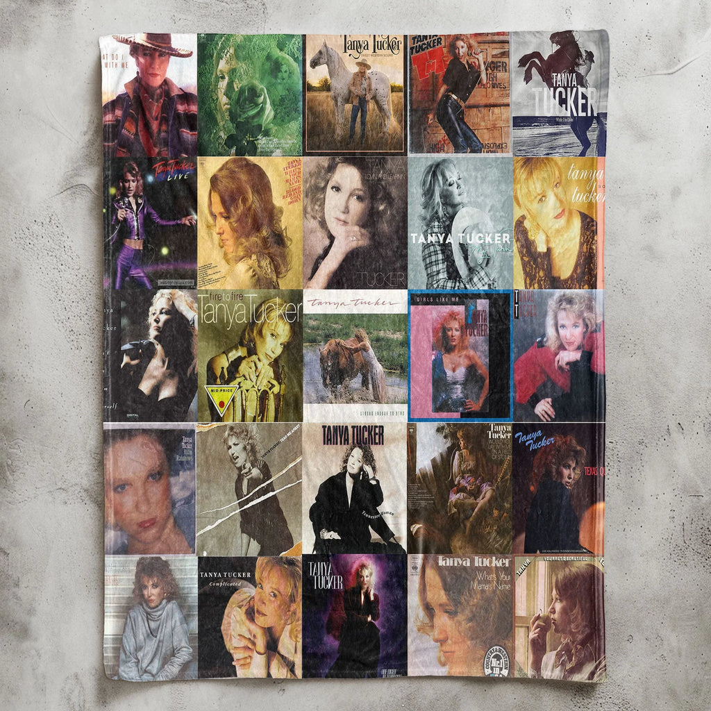 Tanya Tucker Sherpa Blanket - A Classic Country Tribute for True Fans
