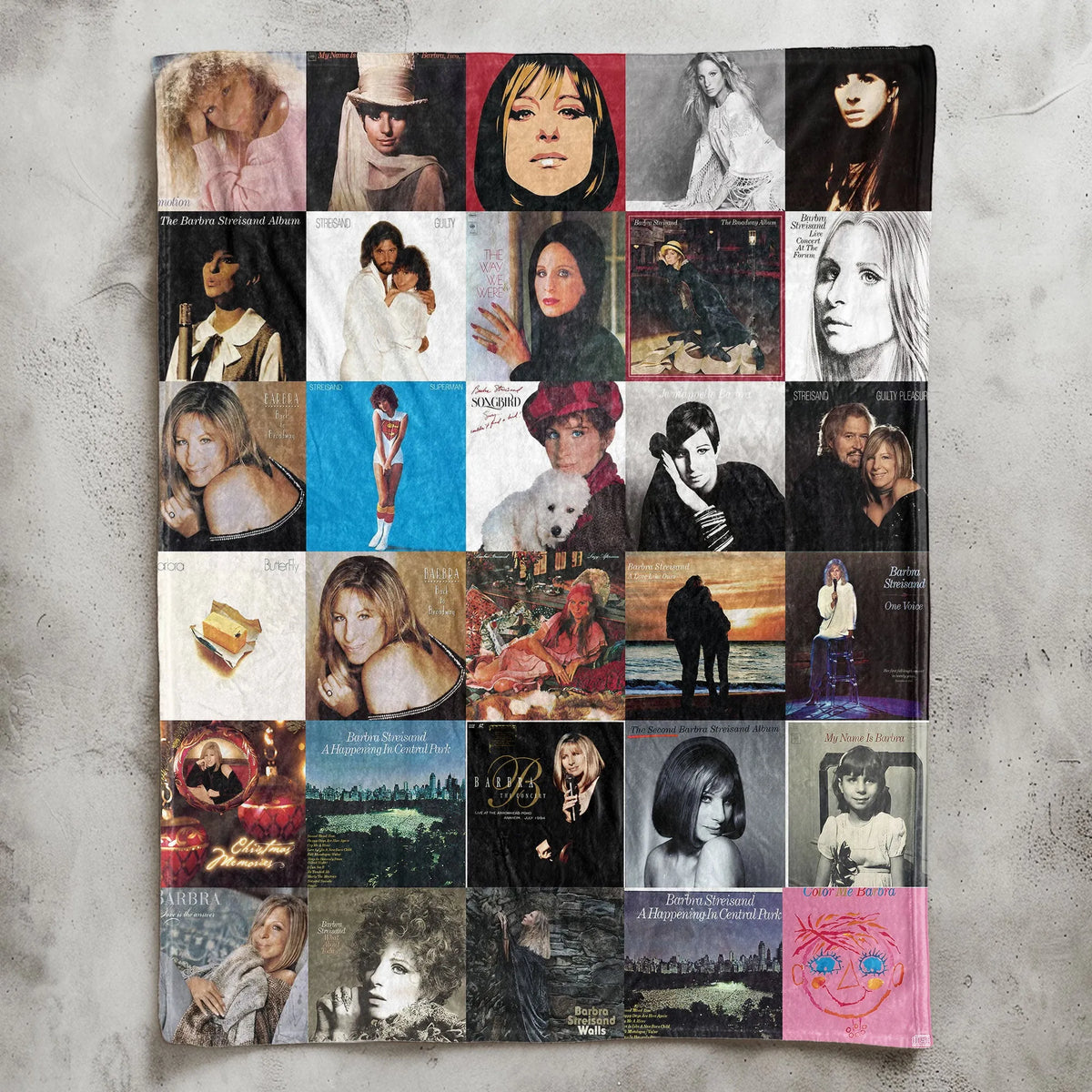 Barbra Streisand Sherpa Blanket - A Warm Tribute to a Timeless Icon