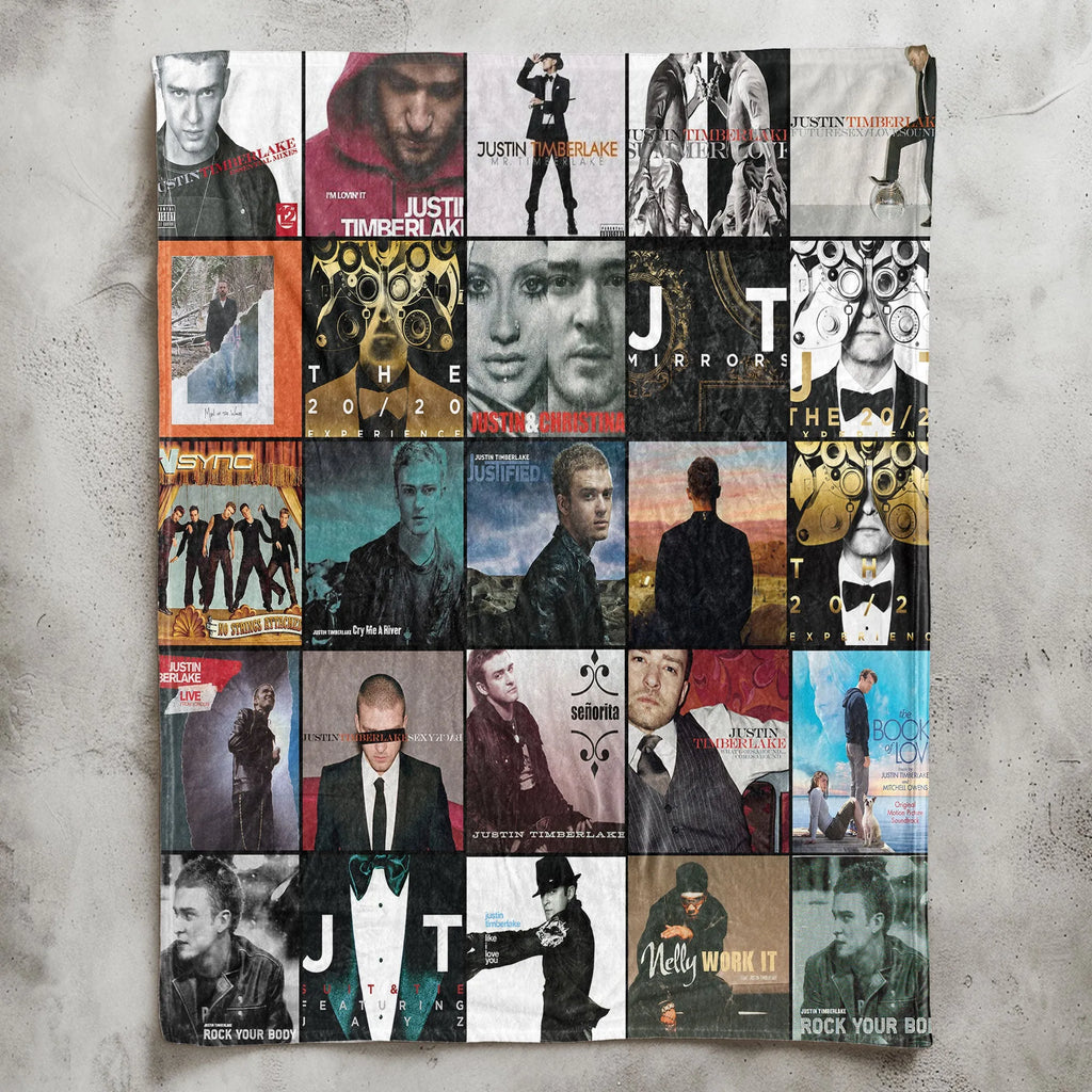 Justin Timberlake Sherpa Blanket - A Pop & R&B Icon Tribute for True Fans
