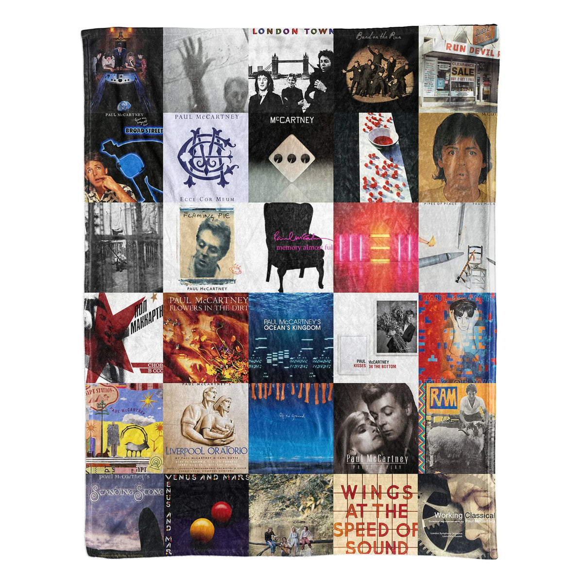 Paul McCartney Sherpa Blanket - A Legendary Journey in Every Stitch