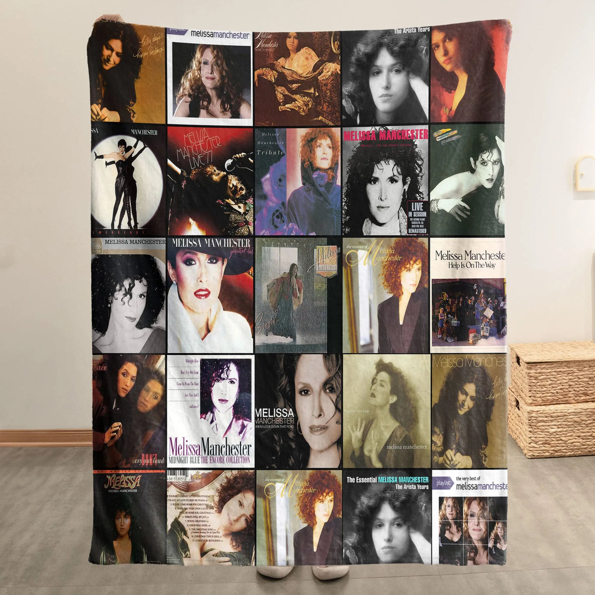 Melissa Manchester Sherpa Blanket - A Soulful Classic-Pop Tribute for True Fans