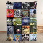 Phish Albums Collage Sherpa Blanket - A Cozy Tribute to Jam Band Legends