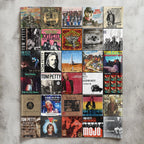 Tom Petty Albums Collage Sherpa Blanket - A Unique Christmas Find for Fans