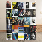 Sting Sherpa Blanket - Timeless Elegance Wrapped in Iconic Album Art