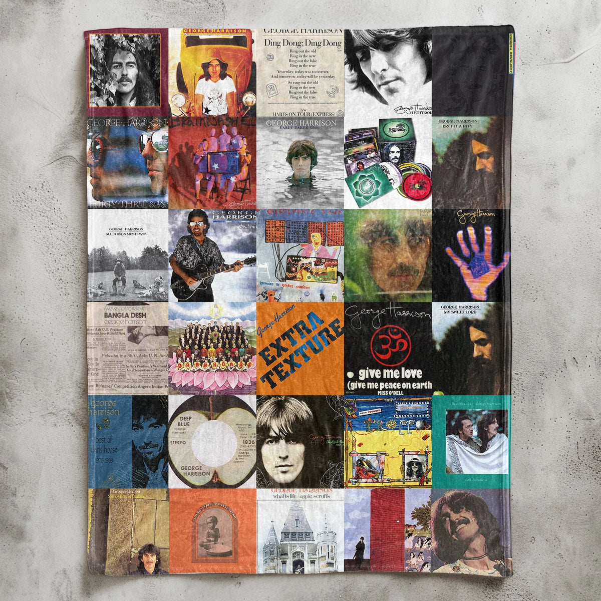 George Harrison Sherpa Blanket - A Peaceful, Soul-Stirring Tribute