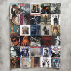 Bob Dylan Albums Collage Blanket - A Nostalgic Blanket for Dylan's Fans