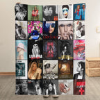 Lady Gaga Sherpa Blanket - A Bold Pop-Art Tribute for True Fans