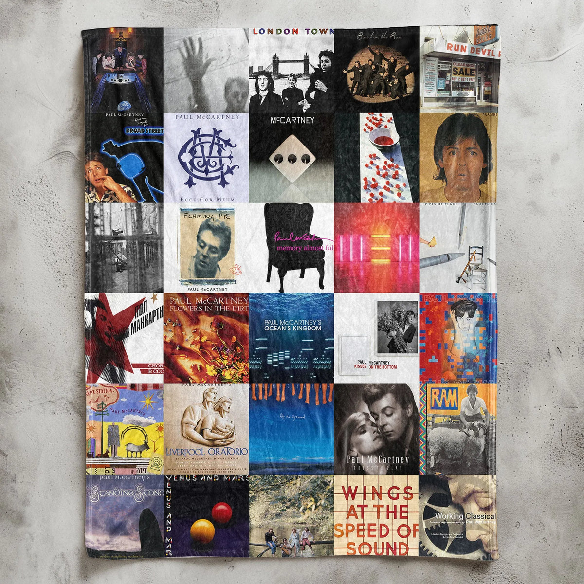 Paul McCartney Sherpa Blanket - A Legendary Journey in Every Stitch