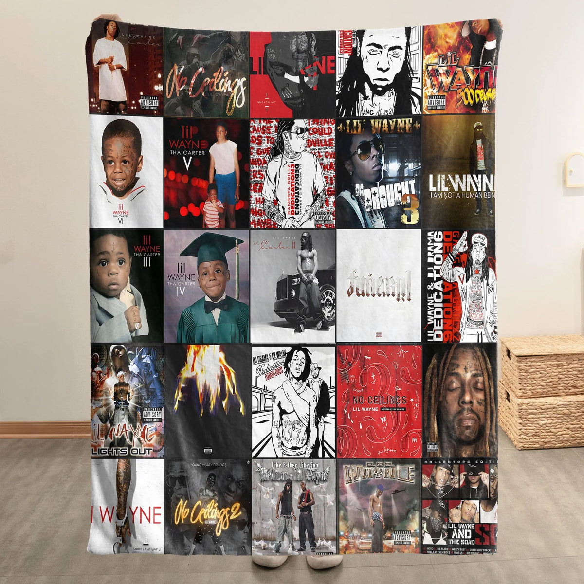 Lil Wayne Sherpa Blanket - A Mixtape Legend Tribute for True Fans