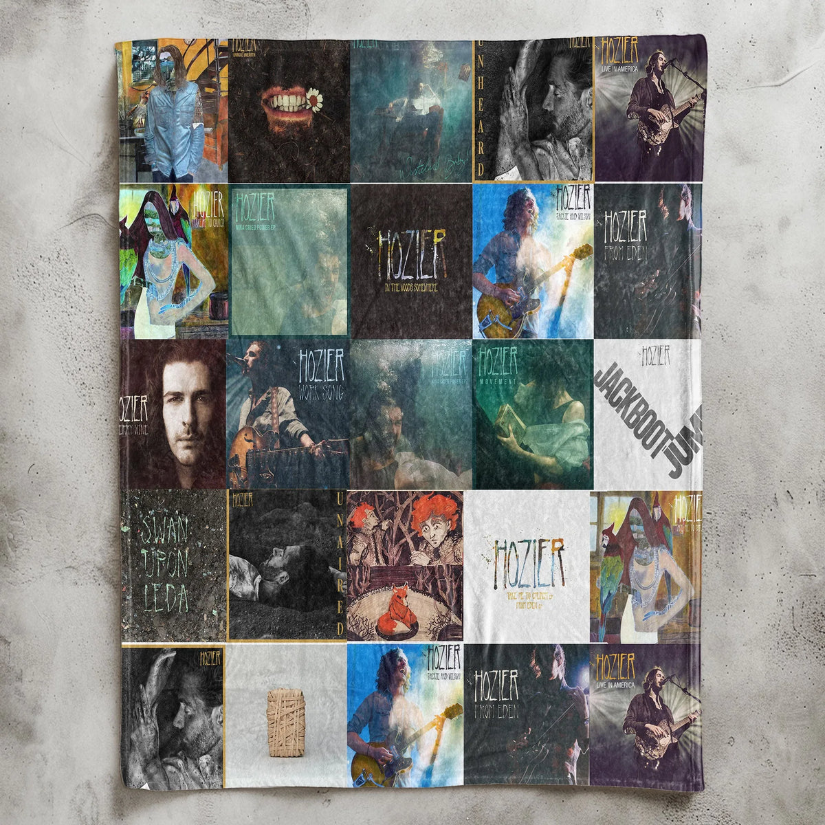 Hozier Sherpa Blanket - Soulful Warmth Wrapped in Atmospheric Album Art