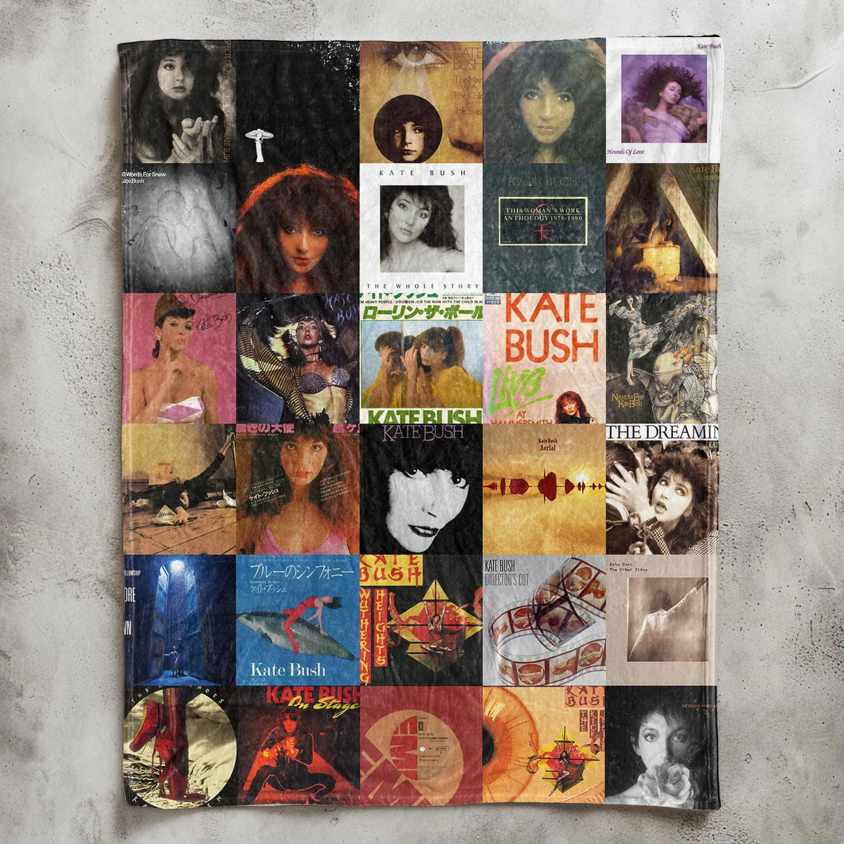 Kate Bush Sherpa Blanket - A Cozy Tribute to an Art-Pop Icon