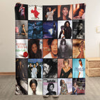 Natalie Cole Sherpa Blanket - A Soulful, Timeless Tribute for True Fans