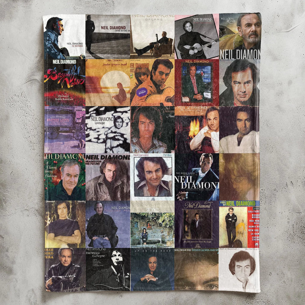 Neil Diamond Sherpa Blanket - A Cozy Tribute to a Musical Icon