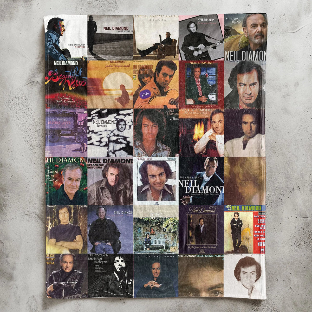Neil Diamond Sherpa Blanket - A Cozy Tribute to a Musical Icon
