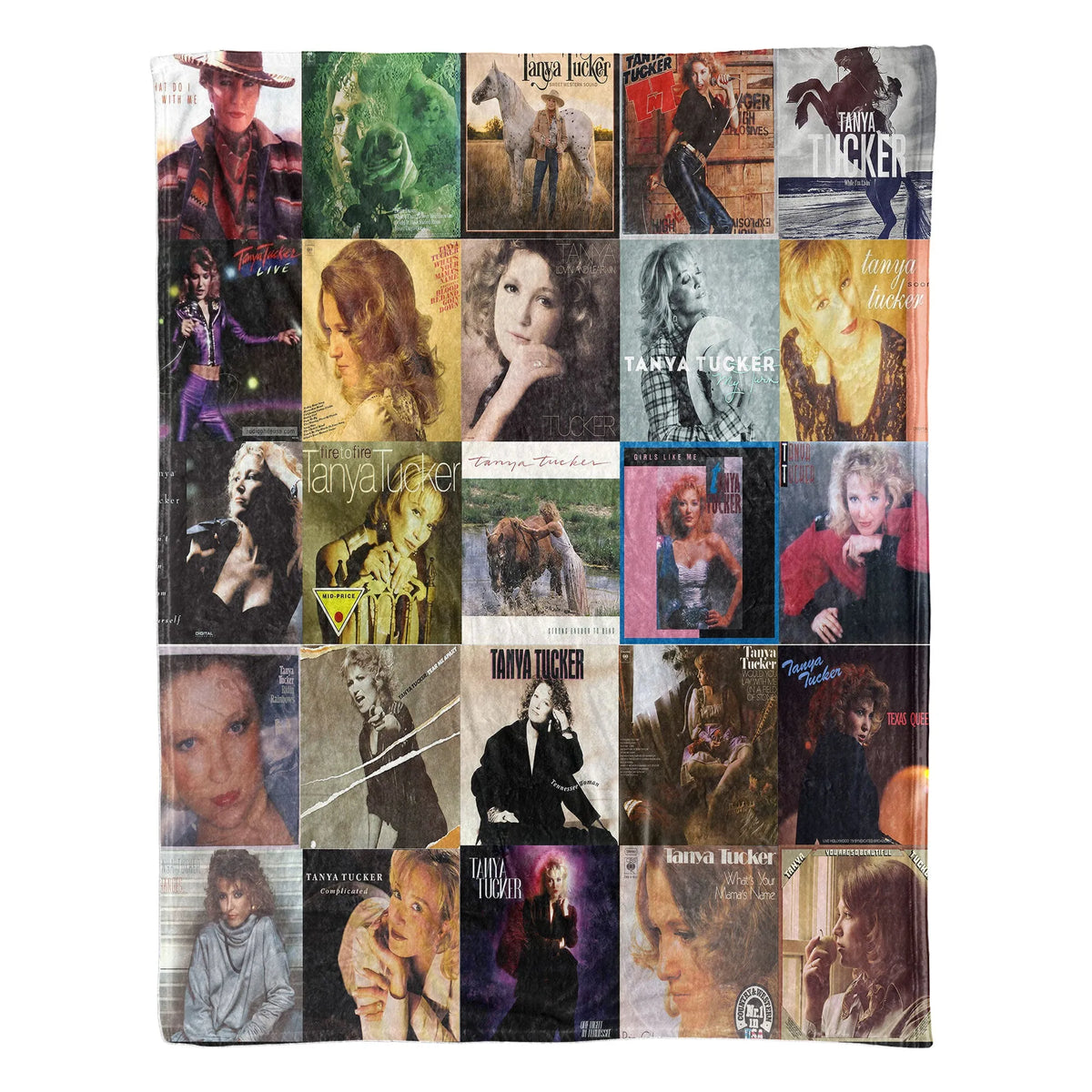 Tanya Tucker Sherpa Blanket - A Classic Country Tribute for True Fans