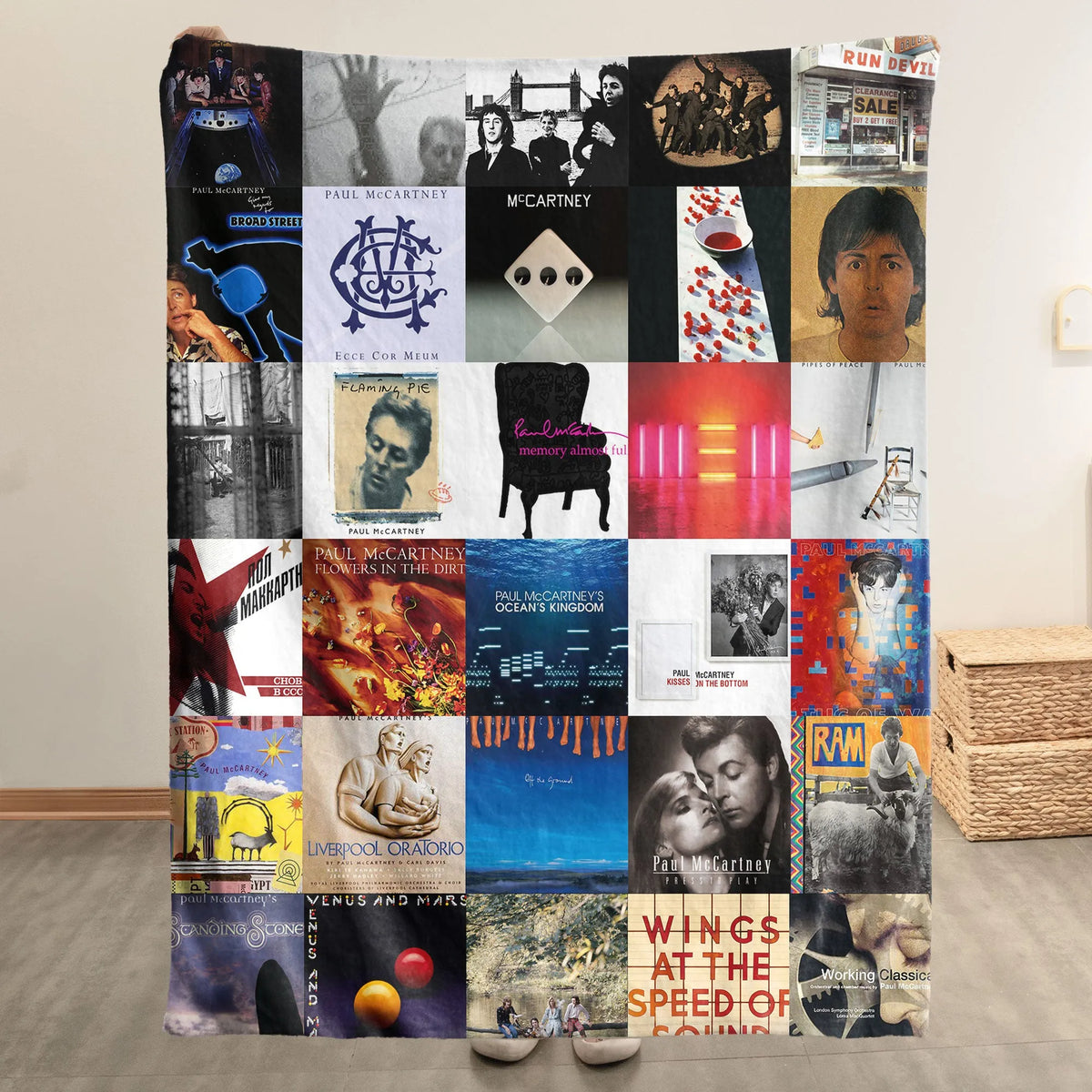 Paul McCartney Sherpa Blanket - A Legendary Journey in Every Stitch