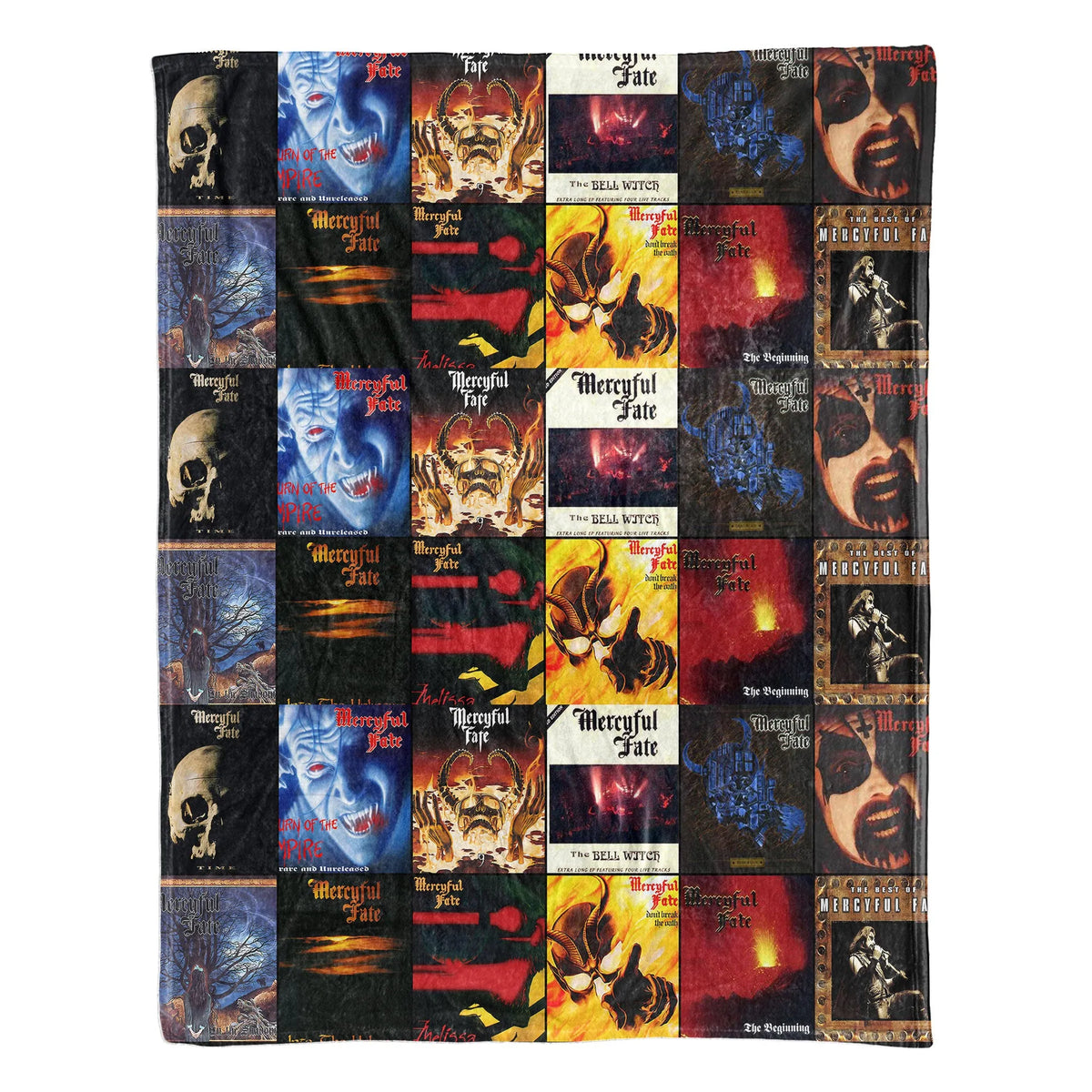Mercyful Fate Sherpa Blanket - A Dark Heavy Metal Tribute for True Fans