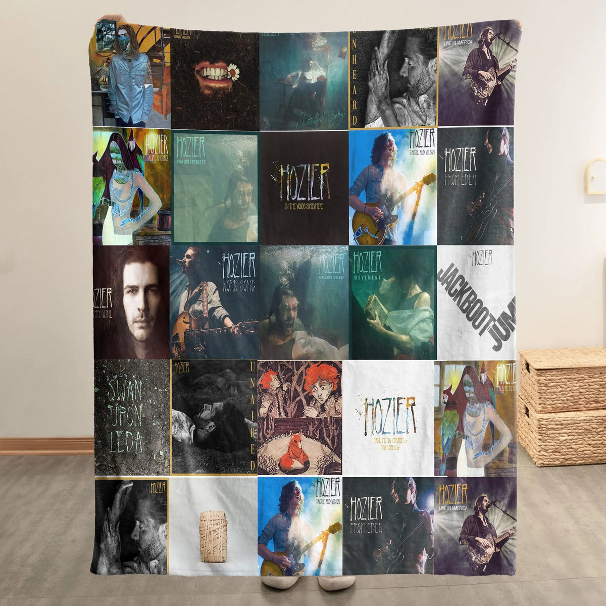 Hozier Sherpa Blanket - Soulful Warmth Wrapped in Atmospheric Album Art