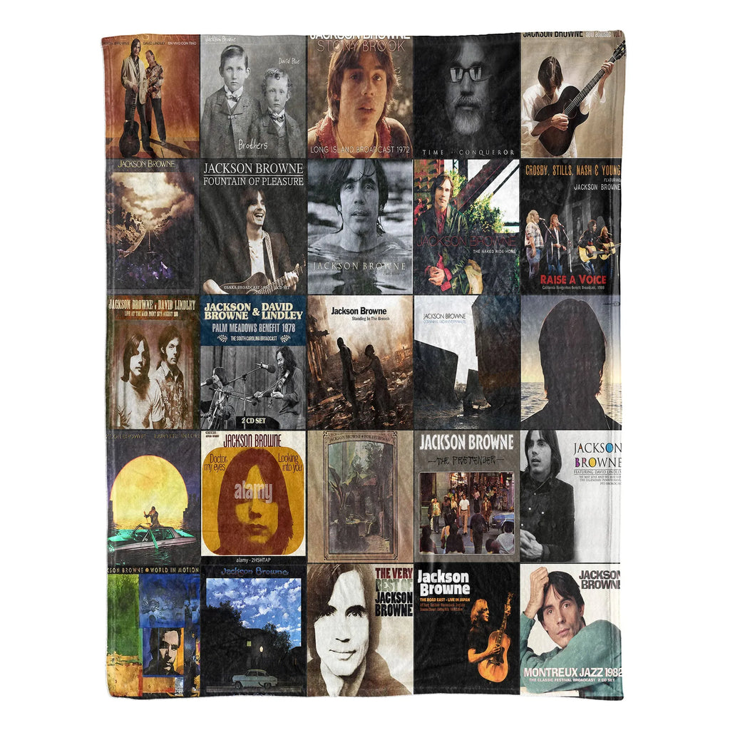 Jackson Browne Sherpa Blanket - Folk-Rock Warmth Wrapped in Timeless Album Art