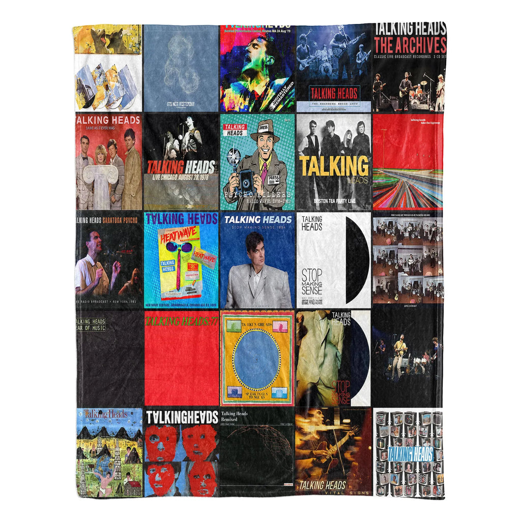 Talking Heads Sherpa Blanket - Art Rock Warmth Wrapped in Iconic Album Imagery